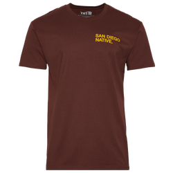 Men's - The Hometown Wave From San Diego T-Shirt - Brown/Yellow