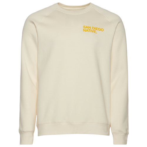 

The Hometown Wave Mens The Hometown Wave From San Diego Crew - Mens Tan/Yellow Size M