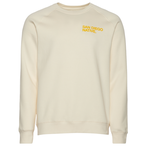 

The Hometown Wave Mens The Hometown Wave From San Diego Crew - Mens Tan/Yellow Size XL