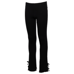 Girls' Grade School - LCKR Ribbed Flare Bottoms - Black