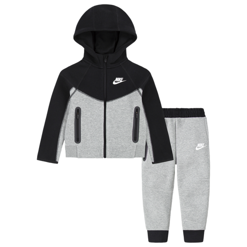 

Boys Nike Nike NKN Tech Fleece Set - Boys' Toddler Dark Gray Heather/Black Size 2T