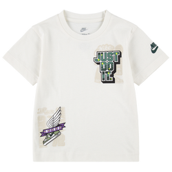 Boys' Toddler - Nike Step Up Your Game Short Slv T-Shirt - Sail/Green