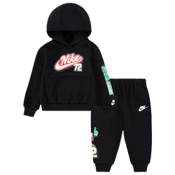 Girls' Toddler - Nike Step Up Your Game S/S T-Shirt Pant Set - Black/Red