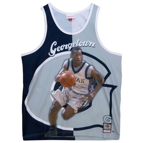 

Mitchell & Ness Mens Mitchell & Ness Georgetown Tank - Mens Navy/Grey Size M