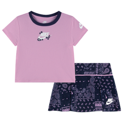 Girls' Toddler - Nike Retro Remix Scooter Set - Midnight Navy/Pink
