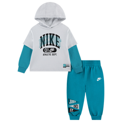 Boys' Preschool - Nike NSW Multisport Fleece PO Set - Gray/Energy