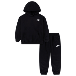 Boys' Infant - Nike Club Fleece Oversized Set - Black/Black