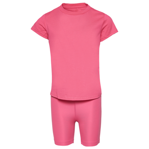 

Girls Preschool LCKR LCKR Sunnyside T-Shirt & Short Set - Girls' Preschool Fadango/Pink Size 7
