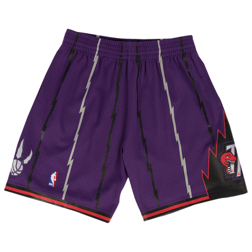 

Mitchell & Ness Mens Toronto Raptors Mitchell & Ness Raptors Swingman Shorts - Mens Purple Size L