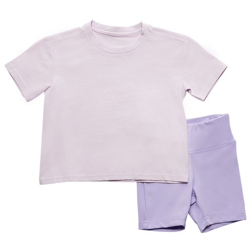 

LCKR Girls LCKR Bike Shorts T-Shirt Set - Girls' Toddler Purple/Purple Size 4T