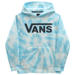 Boys' Grade School - Vans Burst Tie Dye Fleece Pullover Hoodie - Blue/Blue