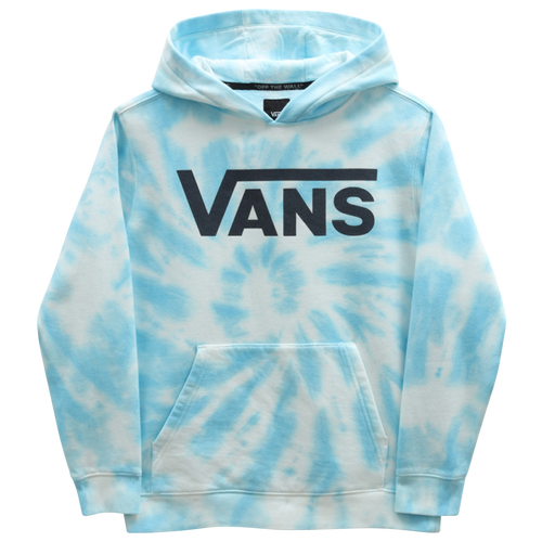 

Boys Vans Vans Burst Tie Dye Fleece Pullover Hoodie - Boys' Grade School Blue/Blue Size S