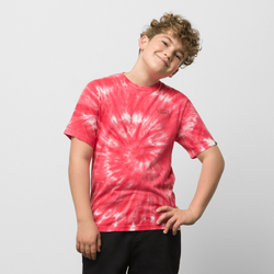 Boys' Grade School - Vans Burst Tie Dye T-Shirt - Red/Red