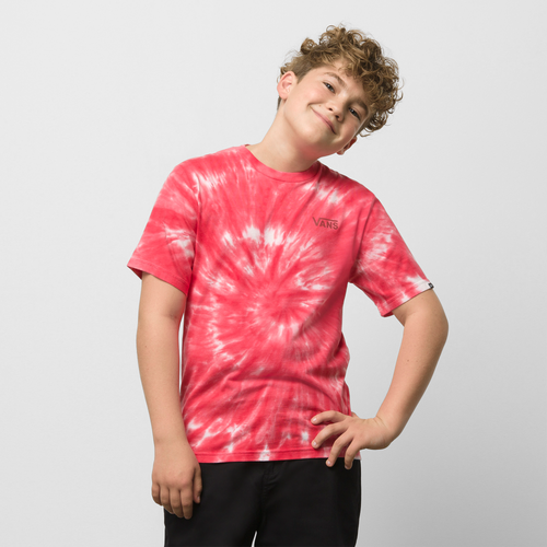 

Vans Boys Vans Burst Tie Dye T-Shirt - Boys' Grade School Red/Red Size M