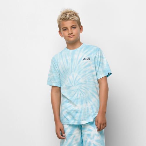 

Vans Boys Vans Burst Tie Dye T-Shirt - Boys' Grade School Blue/Blue Size S