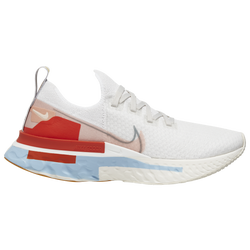 Women's - Nike React Infinity Run Flyknit - Platinum Tint/Washed Coral/Phychic Blue