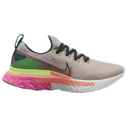 Women's - Nike React Infinity Run Flyknit - Violet Ash/Dk Smoke Grey/Pink Blast