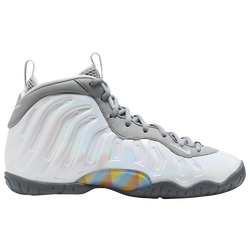 Boys' Grade School - Nike Little Posite One - White/Gray/Blue