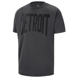 Men's - Nike Pistons Travel T-Shirt - Gray