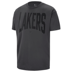 Men's - Nike Lakers Travel T-Shirt - Gray