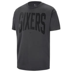 Men's - Nike 76ers Travel T-Shirt - Gray
