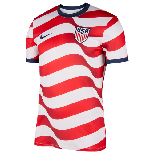 Nike Mens USA MNK Dri-Fit Short Sleeve Home Jersey - - Red / White