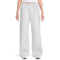 Nike Studio Fleece Wide Leg Pants - Nike Black/Birch Heather