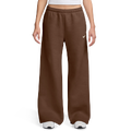 Nike Studio Fleece Wide Leg Pants - Nike Cacao/Sail