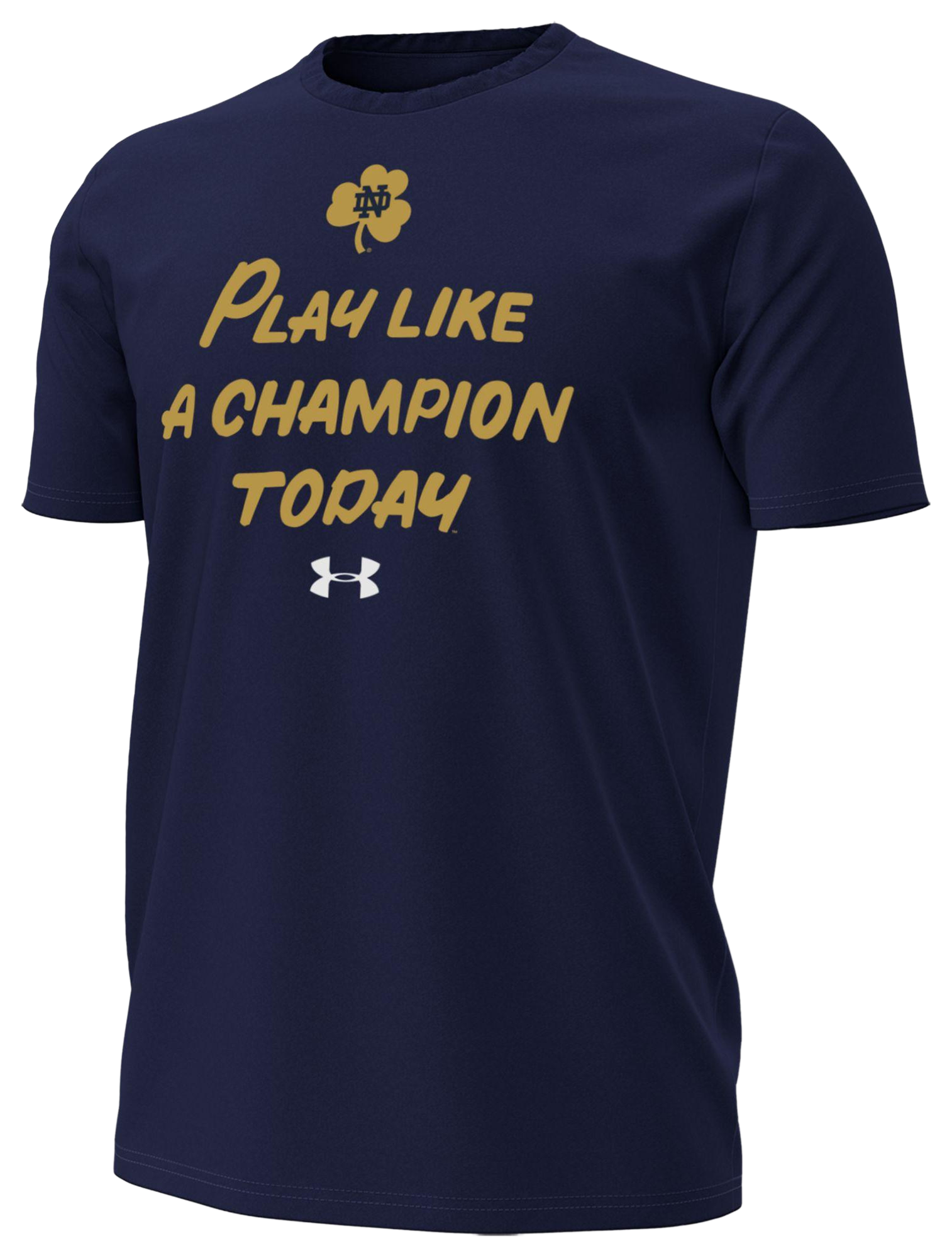 Under Armour Notre Dame Local Performance Cotton SS T-Shirt - Men's