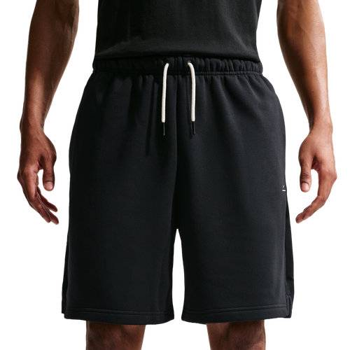  - Nike Tech Fit Standard Issue Brush Fleece 8In Short - Black/Pale Ivory