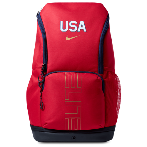 ADULT - Nike Varsity Elite Backpack - Black/University Red Metallic Gold