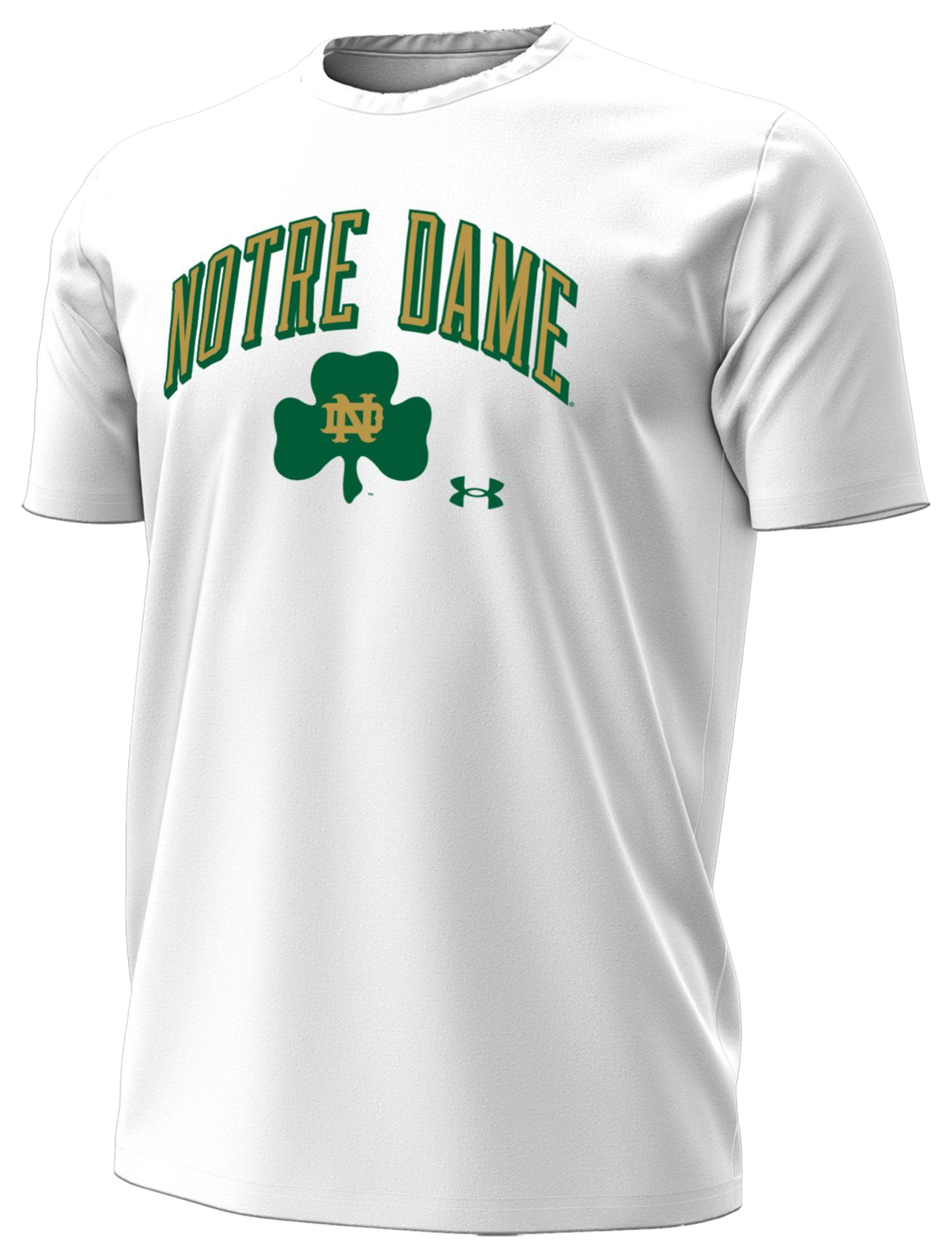 Under Armour Notre Dame Arch Logo Performance SS T-Shirt - Men's