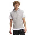 Under Armour Icon Fleece Sleeveless Hoodie - Under Armour Mod Gray/White