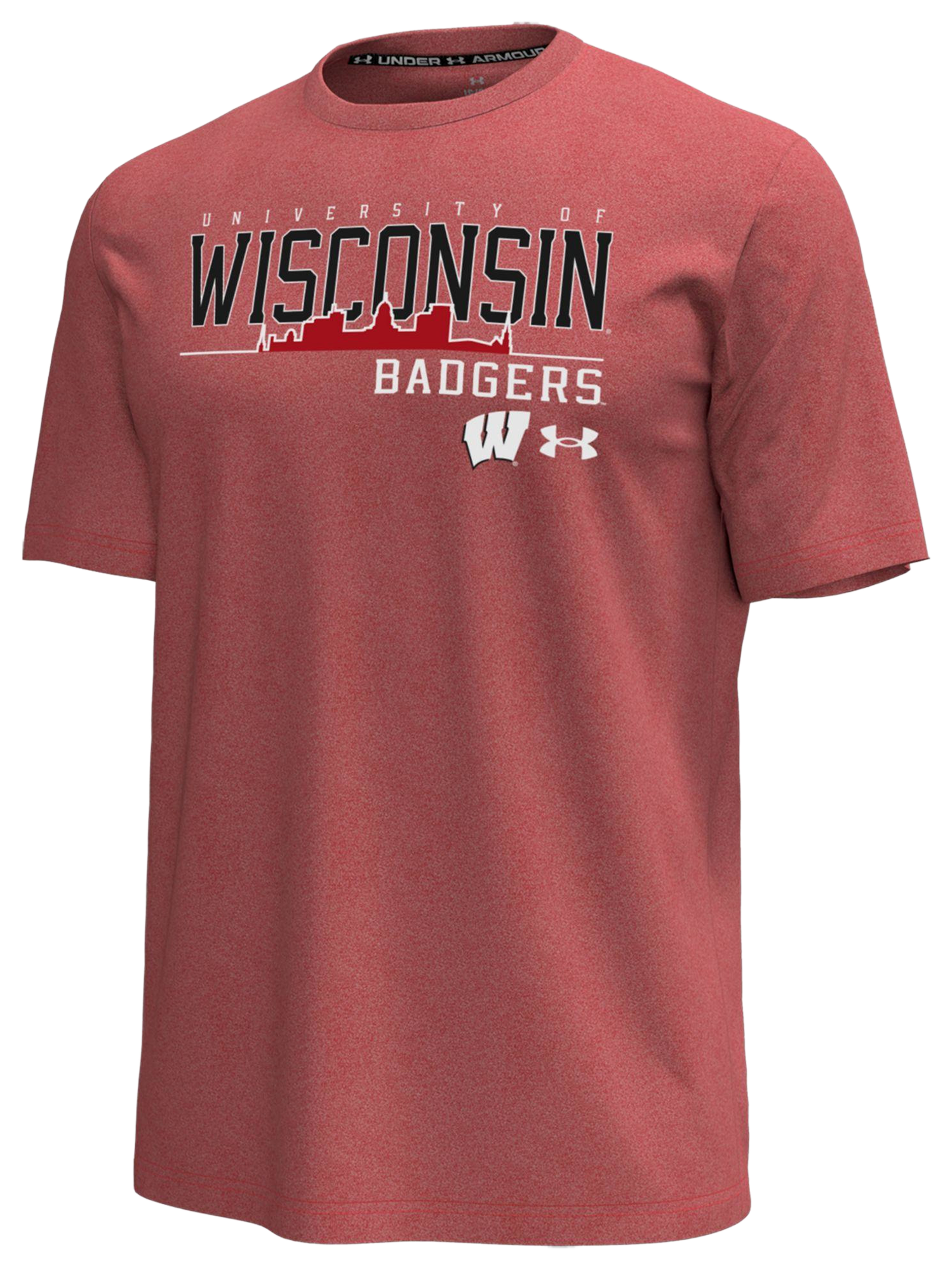 Under Armour Wisconsin Wordmark Icon T-Shirt - Men's