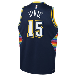 Boys' Grade School - Nike Nuggets City Edition Swingman Jersey - Navy/Navy