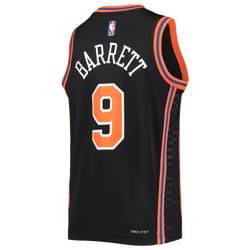 Boys' Grade School - Nike Knicks City Edition Swingman Jersey - Black/Black