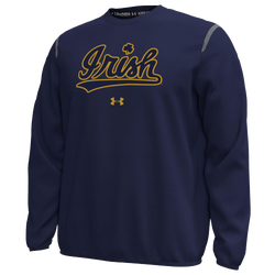 Men's - Under Armour Notre Dame Unstopable Fleece Jacket - Navy