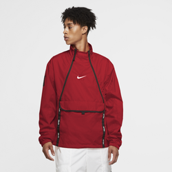 Men's - Nike Air Dual-Zippered Woven Jacket - University Red/Black/White