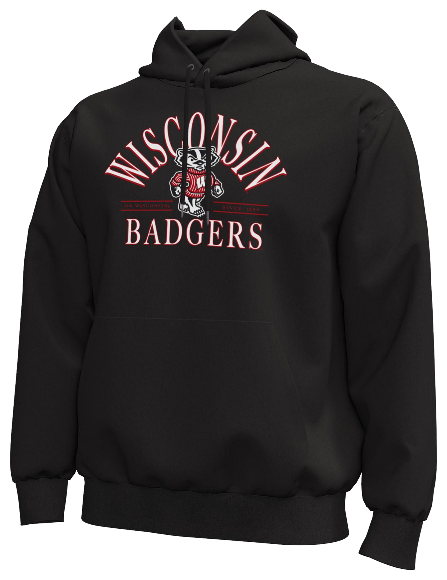 Under Armour Wisconsin State Logo Icon Pullover Hoodie - Men's