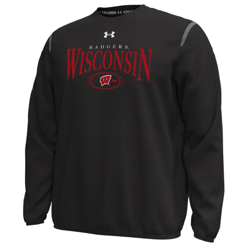 Under Armour Mens Wisconsin Unstopable Fleece Jacket - - Black