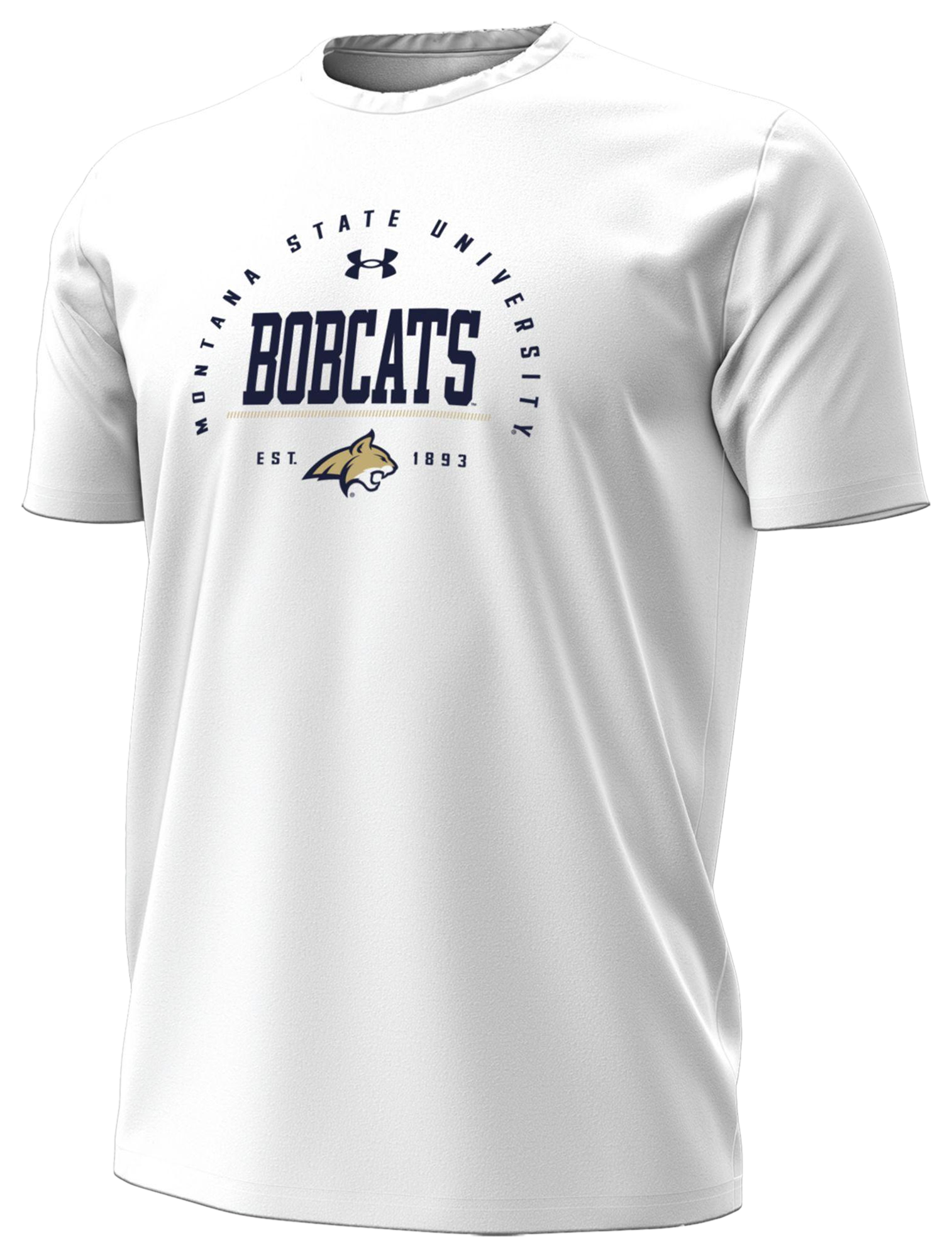Under Armour Montana State Arch Logo Performance SS T-Shirt - Men's