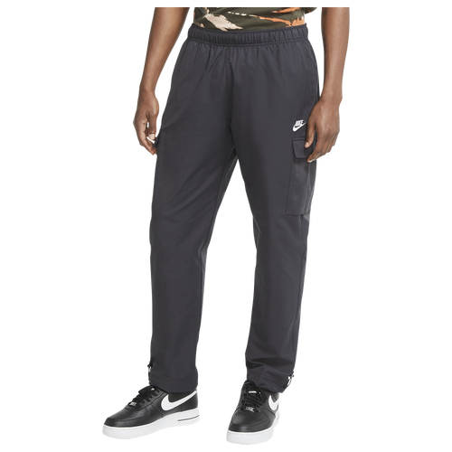 Nike Sportswear Men's Woven Cargo Pants In Black/white
