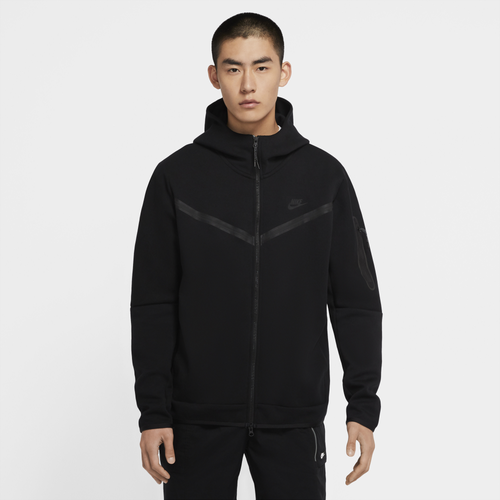 

Nike Mens Nike Tech Fleece Full-Zip Hoodie - Mens Black/Black Size XL