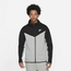 Nike Tech Fleece Full-Zip Hoodie - Men's Grey/Black