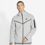 Nike Tech Fleece Full-Zip Hoodie - Men's Grey Heather/Black