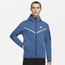 Nike Tech Fleece Full-Zip Hoodie - Men's Blue/Beige
