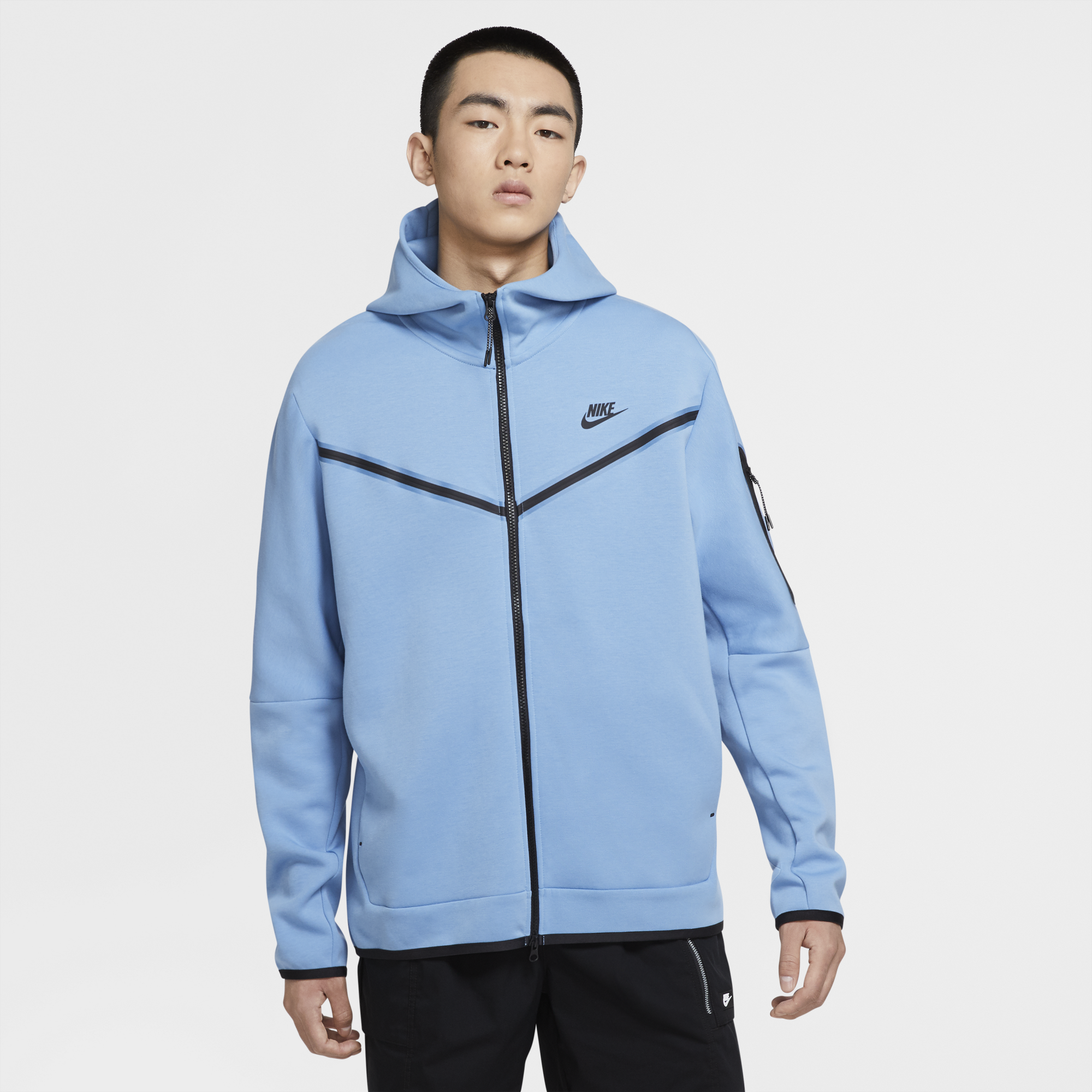 nike tech fleece smokey blue