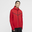 Nike Tech Fleece Full-Zip Hoodie - Men's University Red/Black