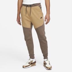 Men's - Nike Tech Fleece Joggers - Navy/Brown