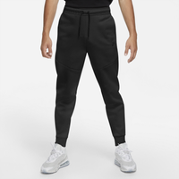 Nike Big Boys' Sportswear Tech Fleece Pants-Grey/Black/White